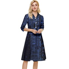 The Doctor Tardis Classy Knee Length Dress by danenraven