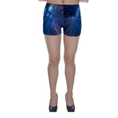 Doctor Who Tardis Skinny Shorts by danenraven