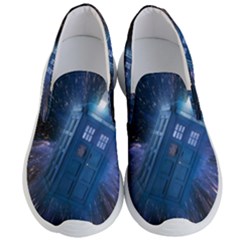 Doctor Who Tardis Men s Lightweight Slip Ons by danenraven