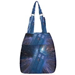 Doctor Who Tardis Center Zip Backpack by danenraven