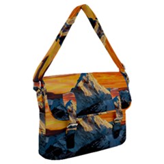 Himalaya Mountains Landscape  Nature Buckle Messenger Bag by danenraven