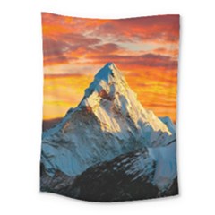 Himalaya Mountains Landscape  Nature Medium Tapestry by danenraven