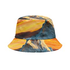 Himalaya Mountains Landscape  Nature Bucket Hat by danenraven