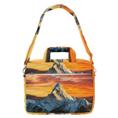 Himalaya Mountains Landscape  Nature Macbook Pro 16  Shoulder Laptop Bag by danenraven