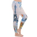 Eiffel Tower Landmark Architecture  Artistic Classic Winter Leggings View3