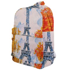 Eiffel Tower Landmark Architecture  Artistic Classic Backpack by danenraven