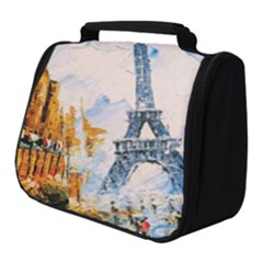 Eiffel Tower Landmark Architecture  Artistic Full Print Travel Pouch (small) by danenraven