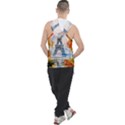 Eiffel Tower Landmark Architecture  Artistic Men s Sleeveless Hoodie View2