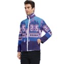 Illustration Castle Mountain Tower Sky Men s Bomber Jacket View3