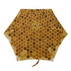 Honey Nature Bee Cute Wax Beeswax Mini Folding Umbrellas by danenraven