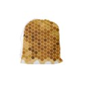 Honey Nature Bee Cute Wax Beeswax Drawstring Pouch (Medium) View2