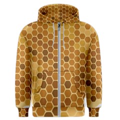 Honey Nature Bee Cute Wax Beeswax Men s Zipper Hoodie by danenraven