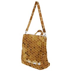 Honey Nature Bee Cute Wax Beeswax Crossbody Backpack by danenraven