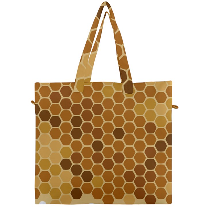 Honey Nature Bee Cute Wax Beeswax Canvas Travel Bag