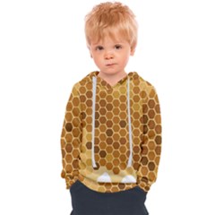 Honey Nature Bee Cute Wax Beeswax Kids  Overhead Hoodie by danenraven