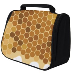 Honey Nature Bee Cute Wax Beeswax Full Print Travel Pouch (big) by danenraven