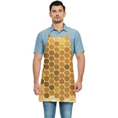 Honey Nature Bee Cute Wax Beeswax Kitchen Apron by danenraven