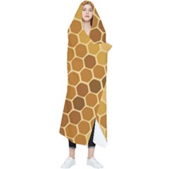 Honey Nature Bee Cute Wax Beeswax Wearable Blanket by danenraven