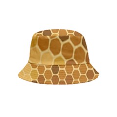 Honey Nature Bee Cute Wax Beeswax Bucket Hat (kids) by danenraven