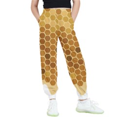 Honey Nature Bee Cute Wax Beeswax Kids  Elastic Waist Pants by danenraven