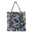 Flower Floral Background Painting Grocery Tote Bag View1