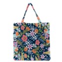 Flower Floral Background Painting Grocery Tote Bag View2