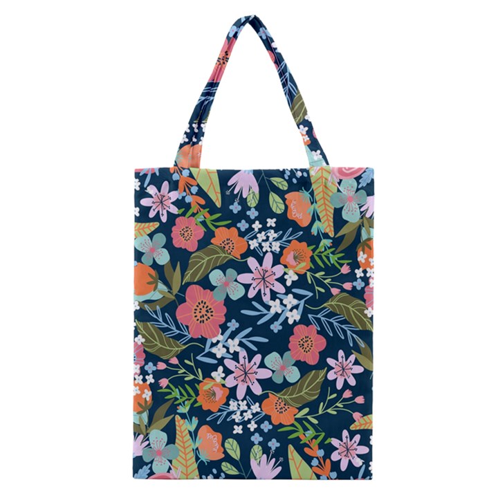 Flower Floral Background Painting Classic Tote Bag