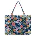 Flower Floral Background Painting Medium Tote Bag View1