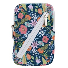 Flower Floral Background Painting Belt Pouch Bag (small) by danenraven