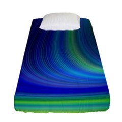 Space Design Abstract Sky Storm Fitted Sheet (single Size) by danenraven