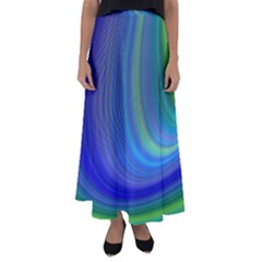 Space Design Abstract Sky Storm Flared Maxi Skirt by danenraven