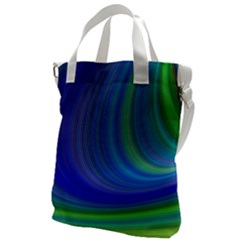 Space Design Abstract Sky Storm Canvas Messenger Bag by danenraven