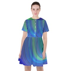 Space Design Abstract Sky Storm Sailor Dress by danenraven