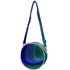 Space Design Abstract Sky Storm Crossbody Circle Bag by danenraven