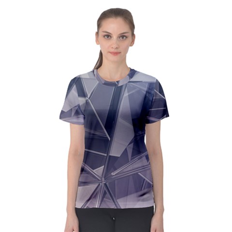 Background Abstract Minimal Women s Sport Mesh Tee by danenraven