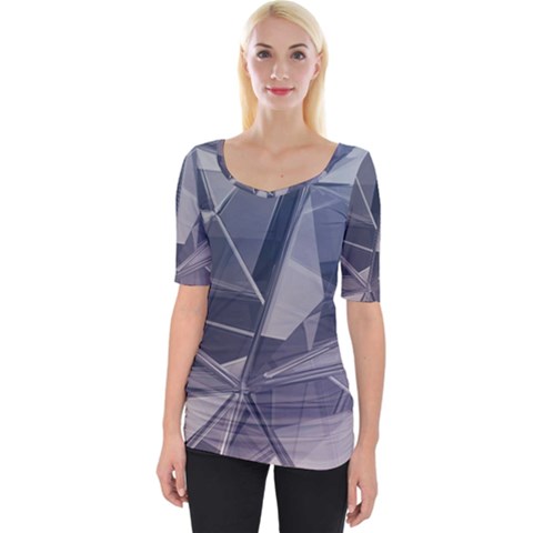 Background Abstract Minimal Wide Neckline Tee by danenraven