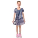 Background Abstract Minimal Kids  Short Sleeve Velvet Dress View1