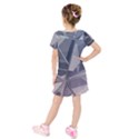 Background Abstract Minimal Kids  Short Sleeve Velvet Dress View2