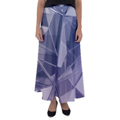 Background Abstract Minimal Flared Maxi Skirt by danenraven