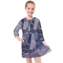 Background Abstract Minimal Kids  Quarter Sleeve Shirt Dress View1