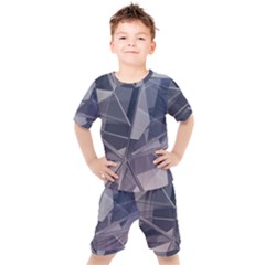 Background Abstract Minimal Kids  Tee And Shorts Set by danenraven