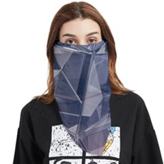 Background Abstract Minimal Face Covering Bandana (triangle) by danenraven