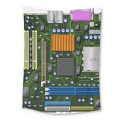 Illustration Motherboard Pc Computer Medium Tapestry by danenraven