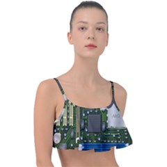 Illustration Motherboard Pc Computer Frill Bikini Top