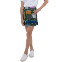 Illustration Motherboard Pc Computer Kids  Tennis Skirt by danenraven