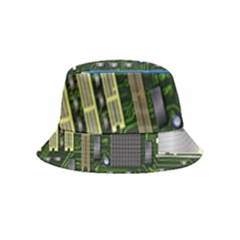 Illustration Motherboard Pc Computer Bucket Hat (kids) by danenraven