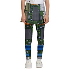 Illustration Motherboard Pc Computer Kids  Skirted Pants by danenraven