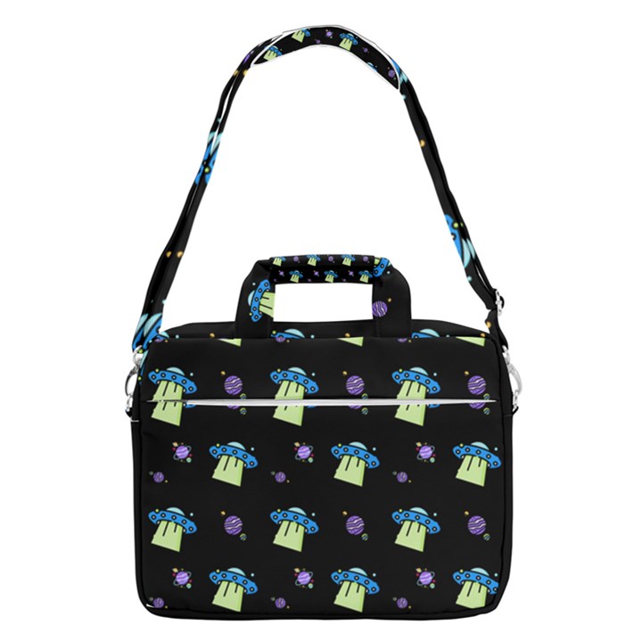 Galaxy Cosmos Rocket Spaceship Ufo MacBook Pro 16  Shoulder Laptop Bag