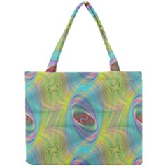 Ellipse Pattern Elliptical Abstract Mini Tote Bag by Wegoenart