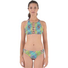 Ellipse Pattern Elliptical Abstract Perfectly Cut Out Bikini Set by Wegoenart